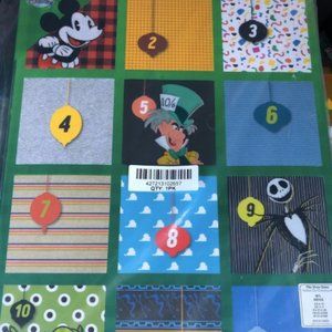 NEW Disney & Pixar Holiday Advent Sock Set for Men